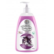 Skystas  muilas GALAX " Juodoji orchidėja"  500g. su dozatoriumi.